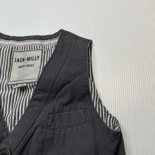 Load image into Gallery viewer, Boys Jack &amp; Milly, cotton casual waistcoat / vest, GUC, size 0,  