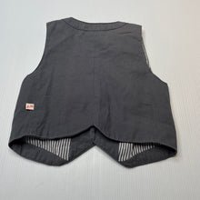 Load image into Gallery viewer, Boys Jack &amp; Milly, cotton casual waistcoat / vest, GUC, size 0,  