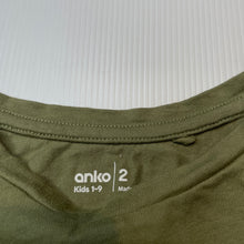 Load image into Gallery viewer, Girls Anko, green cotton long sleeve top, EUC, size 2,  