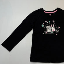 Load image into Gallery viewer, Girls Target, black cotton long sleeve top, EUC, size 3,  