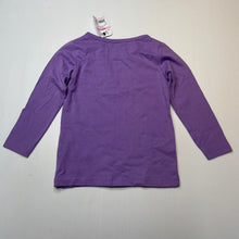 Load image into Gallery viewer, Girls H&amp;T, purple stretchy long sleeve top, NEW, size 3,  