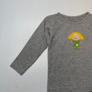 Girls H&T, stretchy long sleeve t-shirt / top, GUC, size 2,  