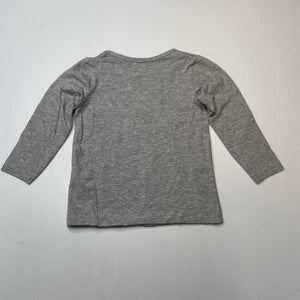 Girls H&T, stretchy long sleeve t-shirt / top, GUC, size 2,  