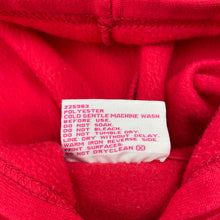 Load image into Gallery viewer, Girls Mango, red fleece lined zip hoodie sweater, FUC, size 2,  