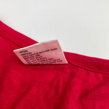 Load image into Gallery viewer, Girls Junior Zone, red cotton long sleeve top, EUC, size 14,  