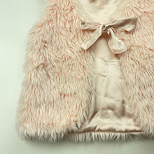 Load image into Gallery viewer, Girls Stix n Stones, pink faux fur vest, GUC, size 5,  