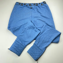 Load image into Gallery viewer, Girls Eve's Sister, blue marle casual pants, elasticated, Inside leg: 64cm, FUC, size 12,  