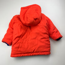 Load image into Gallery viewer, Boys Lily &amp; Dan, reversible orange/blue jacket / coat, GUC, size 1,  
