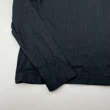Load image into Gallery viewer, Girls Favourites, black organic cotton long sleeve top, NEW, size 12,  
