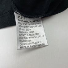 Load image into Gallery viewer, Girls Favourites, black organic cotton long sleeve top, NEW, size 12,  
