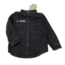 Load image into Gallery viewer, Boys T&amp;G, dark denim long sleeve shirt, NEW, size 3,  