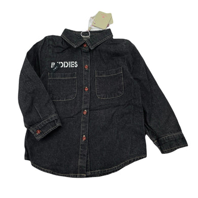 Boys T&G, dark denim long sleeve shirt, NEW, size 3,  