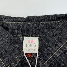 Load image into Gallery viewer, Boys T&amp;G, dark denim long sleeve shirt, NEW, size 3,  