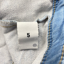 Load image into Gallery viewer, Girls Target, stretch knit denim jacket, poppers, cats, GUC, size 5,  