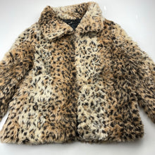 Load image into Gallery viewer, Girls Bardot Junior, lined faux fur jacket / coat, GUC, size 14,  