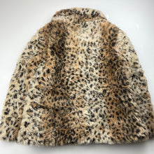 Load image into Gallery viewer, Girls Bardot Junior, lined faux fur jacket / coat, GUC, size 14,  