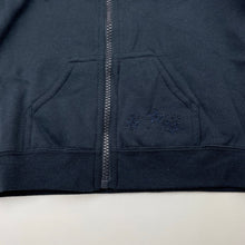 Load image into Gallery viewer, Girls Now, navy fleece lined zip hoodie sweater, NEW, size 2,  