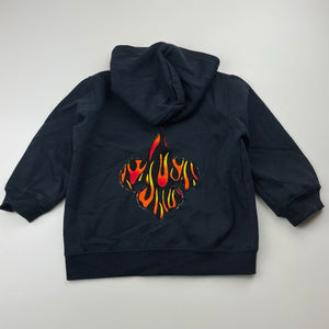 Girls Now, navy fleece lined zip hoodie sweater, NEW, size 2,  