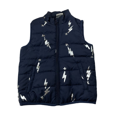 Girls B Collection, navy puffer vest / sleeveless jacket, EUC, size 5,  