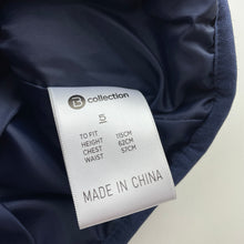 Load image into Gallery viewer, Girls B Collection, navy puffer vest / sleeveless jacket, EUC, size 5,  