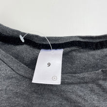 Load image into Gallery viewer, Girls Target, grey cotton flip sequin long sleeve top, GUC, size 9,  