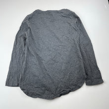 Load image into Gallery viewer, Girls Target, grey cotton flip sequin long sleeve top, GUC, size 9,  