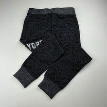 Load image into Gallery viewer, Girls Emerson, black &amp; silver casual pants, elasticated, Inside leg: 56cm, EUC, size 8,  