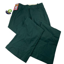 Load image into Gallery viewer, Girls STUBBIES, green school bootleg pants, Inside leg: 69.5cm, W: 32.5cm across, NEW, size 12,  