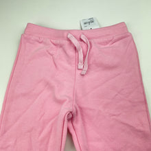 Load image into Gallery viewer, Girls Target, pink fleece lined track pants, elasticated, Inside leg: 32cm, NEW, size 2,  