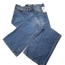 Load image into Gallery viewer, Girls Osh Kosh, bootcut denim jeans, adjustable, Inside leg: 62cm, NEW, size 10,  
