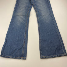 Load image into Gallery viewer, Girls Osh Kosh, bootcut denim jeans, adjustable, Inside leg: 62cm, NEW, size 10,  