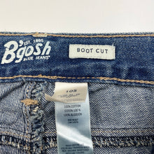 Load image into Gallery viewer, Girls Osh Kosh, bootcut denim jeans, adjustable, Inside leg: 62cm, NEW, size 10,  