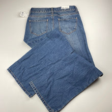 Load image into Gallery viewer, Girls Osh Kosh, bootcut denim jeans, adjustable, Inside leg: 62cm, NEW, size 10,  