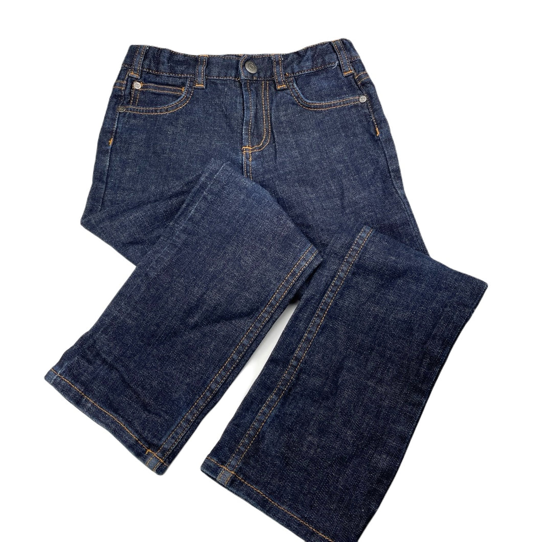 unisex DC Shoe Co, dark stretch denim jeans, adjustable, inside leg: 55.5cm, FUC, size 7,  