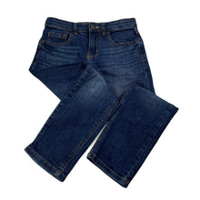 Load image into Gallery viewer, Boys Zara, dark stretch denim jeans, adjustable, Inside leg: 48cm, FUC, size 7,  
