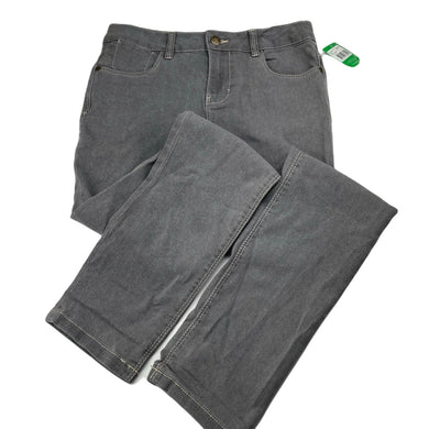 Girls Emerson, grey stretch denim pants, adjustable, Inside leg: 71.5cm, NEW, size 14,  