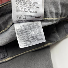 Load image into Gallery viewer, Girls Emerson, grey stretch denim pants, adjustable, Inside leg: 71.5cm, NEW, size 14,  