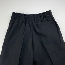 Load image into Gallery viewer, Boys black, formal / suit pants, elasticated, Inside leg: 33.5cm, EUC, size 3,  