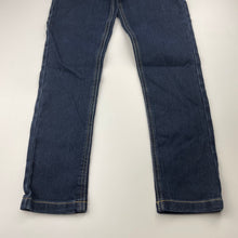 Load image into Gallery viewer, Girls Target, dark stretch denim jeans, adjustable, Inside leg: 57cm, EUC, size 9,  