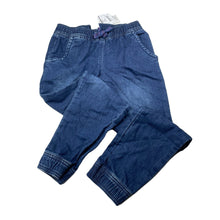 Load image into Gallery viewer, Girls Kids &amp; Co, stretch knit denim pants, elasticated, Inside leg: 50cm, NEW, size 5,  