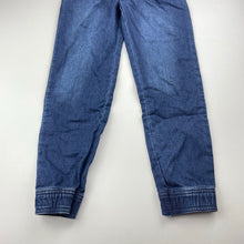 Load image into Gallery viewer, Girls Kids &amp; Co, stretch knit denim pants, elasticated, Inside leg: 50cm, NEW, size 5,  