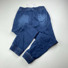 Load image into Gallery viewer, Girls Kids &amp; Co, stretch knit denim pants, elasticated, Inside leg: 50cm, NEW, size 5,  