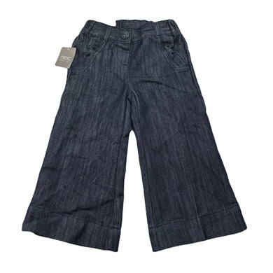 Girls Next, lightweight dark denim pants, adjustable, Inside leg: 31cm, NEW, size 2,  