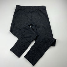 Load image into Gallery viewer, Girls Witchery, grey &amp; silver leggings, Inside leg: 54cm, GUC, size 10,  