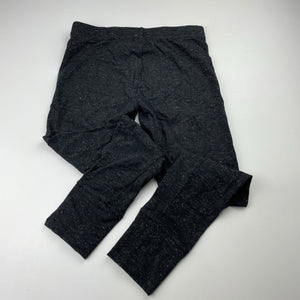 Girls Witchery, grey & silver leggings, Inside leg: 54cm, GUC, size 10,  