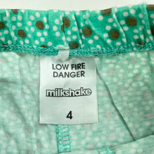 Load image into Gallery viewer, Girls Milkshake, cotton pyjama pants / bottoms, FUC, size 4,  