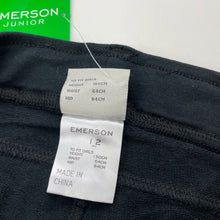 Load image into Gallery viewer, Girls Emerson, black stretchy pants, elasticated, Inside leg: 65.5cm, NEW, size 12,  