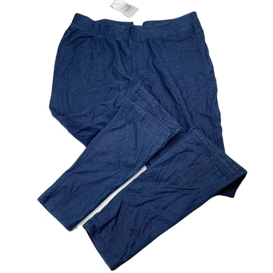 Girls Target, blue stretch denim leggins / jeggings, elasticated, Inside leg: 66cm, NEW, size 14,  
