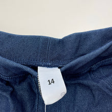 Load image into Gallery viewer, Girls Target, blue stretch denim leggins / jeggings, elasticated, Inside leg: 66cm, NEW, size 14,  