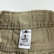 Load image into Gallery viewer, Boys H&amp;T, cotton casual pants, adjustable, Inside leg: 47.5cm, NEW, size 6,  